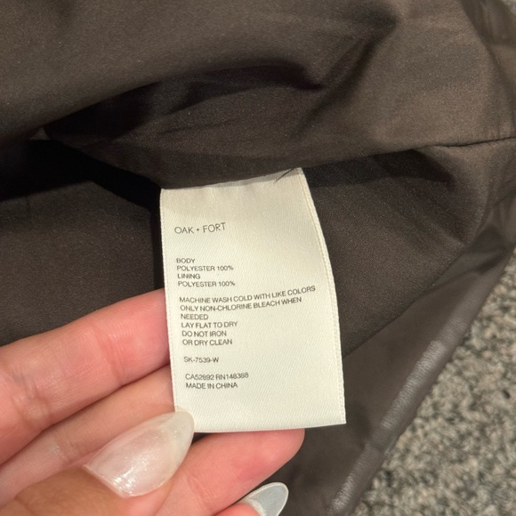 SOLD Vegan leather skirt - Picture 6 of 6